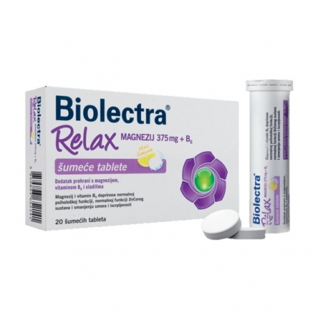 HERMES BIOLECTRA RELAX MG 375 EFF 20 LIMUN