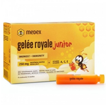 Medex gelee royale junior ampule 10x9ml/250 mg