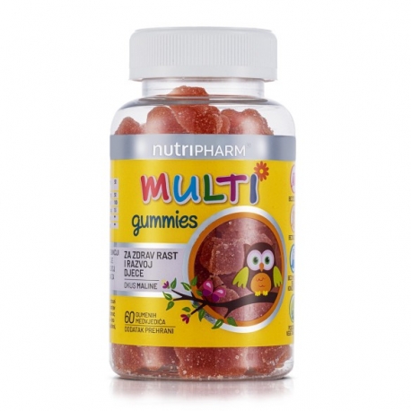 NUTRIPHARM MULTI GUMENI MEDVJEDIĆI A 60 KOM