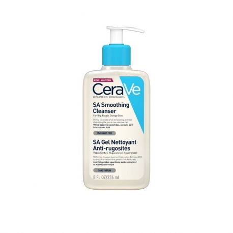 CeraVe SA Smoothing Cleanser gel za čišćenje suhe i grube kože 236 ml