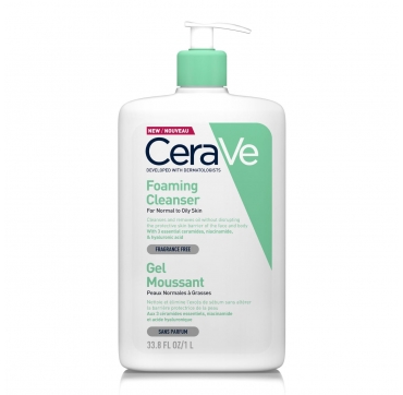 CeraVe Pjenušavi gel za čišćenje za normalnu do masnu kožu 1 L