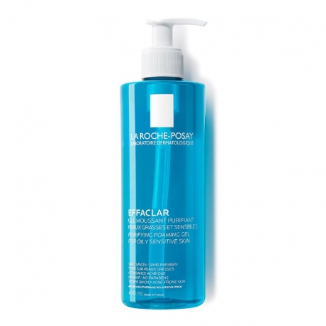 La Roche-Posay EFFACLAR Pjenušavi gel za čišćenje masne kože sklone aknama 400 ml