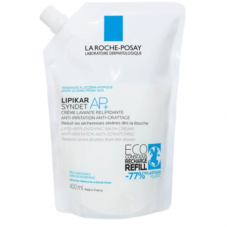 La Roche-Posay LIPIKAR SYNDET AP+ Gel za tuširanje za bebe, djecu i odrasle REFILL 400 ml
