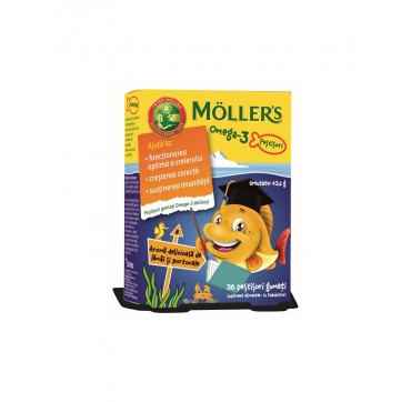 MOLLERS OMEGA -3 RIBICE LIMUN/NARANČA