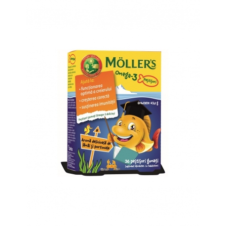 MOLLERS OMEGA -3 RIBICE LIMUN/NARANČA