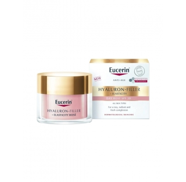 Eucerin Hyaluron-Filler + Elasticity Rose dnevna njega s SPF30 50 ml