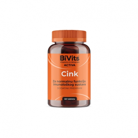 AbelaPharm BiVits Activa Cink tablete 60 kom ljepota i imunitet
