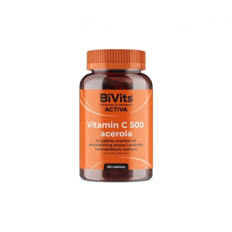AbelaPharm BiVits Activa C500 Acerola tablete 60 kom imunitet i sport i fitness