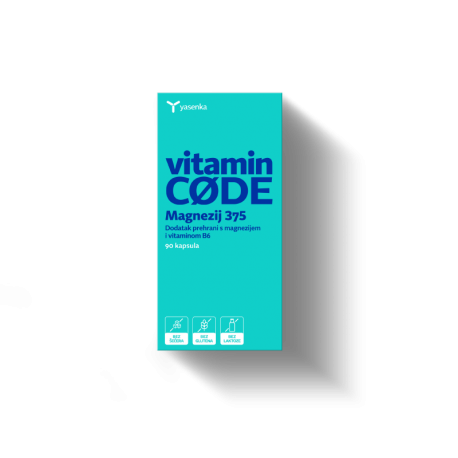 Yasenka Vitamin Code Magnezij 375 kapsule 90 kom kutija