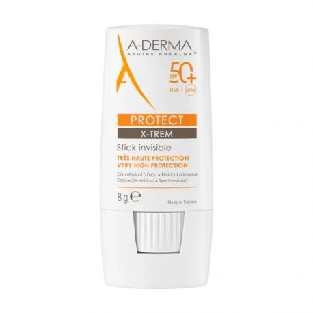 A-derma Protect X-trem Nevidljivi stick SPF50+ 8 g u sjeni biljaka
