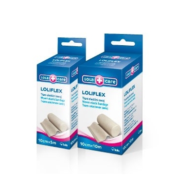 ZAVOJ ELASTIČNI 10 CM X 5 M LOLIFLEX