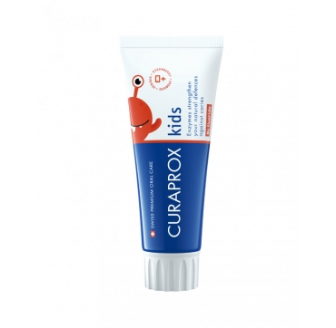 Curaprox Kids dječja pasta jagoda bez fluorida 60 ml kutija