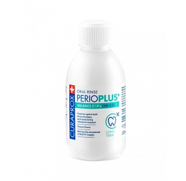 Curaprox Perio plus Balance tekućina za ispiranje usta 200 ml