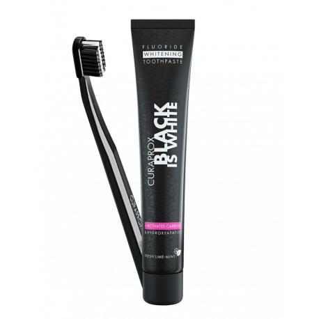 Curaprox Black is White set crna pasta na crnoj četkici