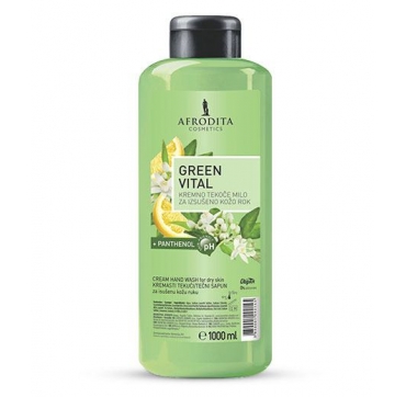 Afrodita Green Vital tekući sapun za ruke 1000 ml