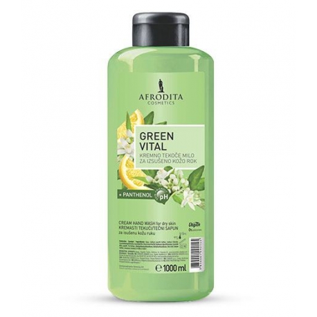 Afrodita Green Vital tekući sapun za ruke 1000 ml