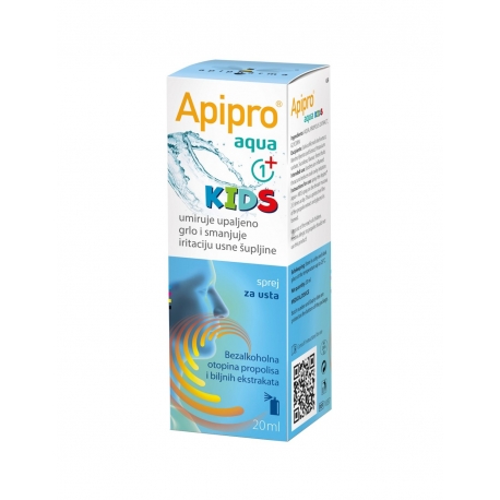 Apipharma Apipro Aqua Kids sprej za usta 20 ml