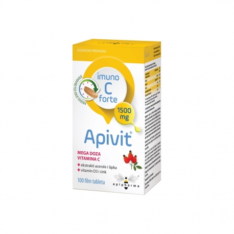 Apipharma Apivit Imuno C 1500mg forte tablete 100 kom