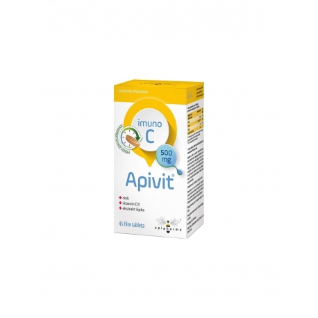 Apipharma Apivit Imuno C 500 tablete 45 kom