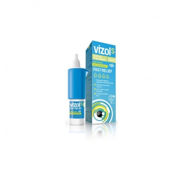 Vizol S Fast Relief umjetne suze 0,21% Kapi za oči 10 ml