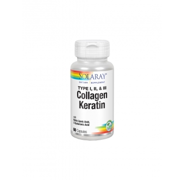 Solaray Collagen Keratin kapsule 60 kom