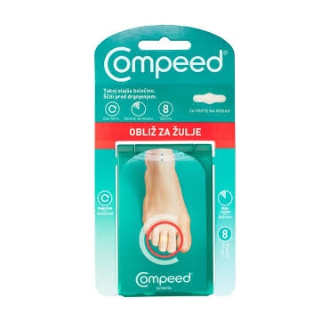 COMPEED FLASTER ZA ŽULJEVE PRSTI 8 KOMADA