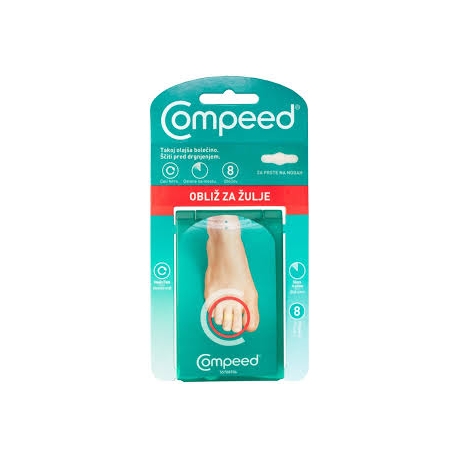 COMPEED FLASTER ZA ŽULJEVE PRSTI 8 KOM