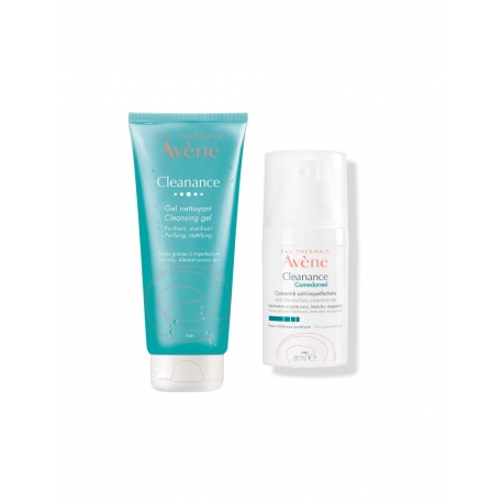 Avene Cleanance gel za čišćenje lica 200 ml + Cleanance Comedomed koncentrat protiv nepravilnosti