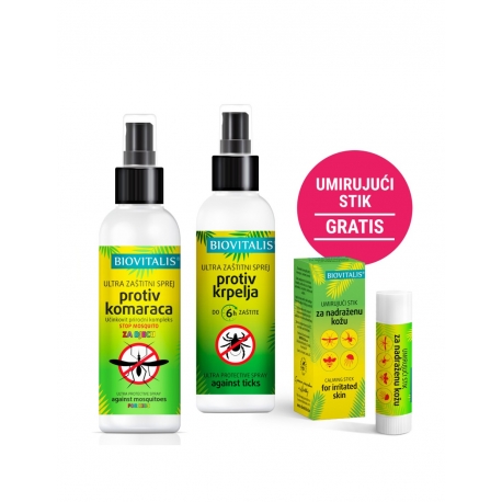 Biovitalis Komarci i krpelji bye bye KIDS SET