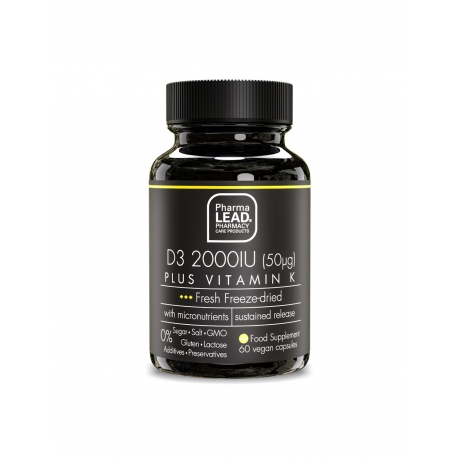 Black Range Vitamin D3 2000 IU + vitamin K kapsule 60 kom