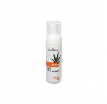Cannaderm Aknea pjena 2,5% konoplje Vitapharm 180 ml