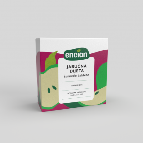 Encian Jabučna dijeta + B6 šumeće tablete 20 kom