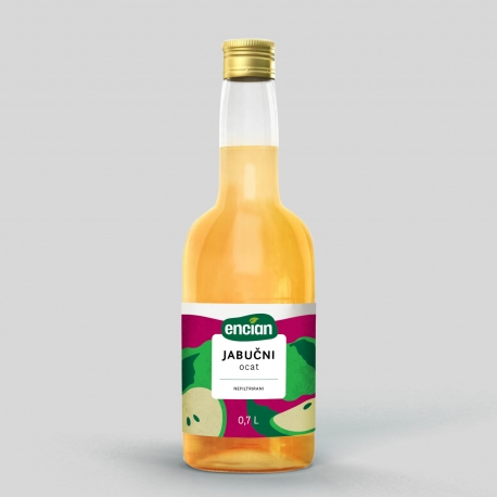 Encian Nefiltrirani Jabučni ocat 700 ml