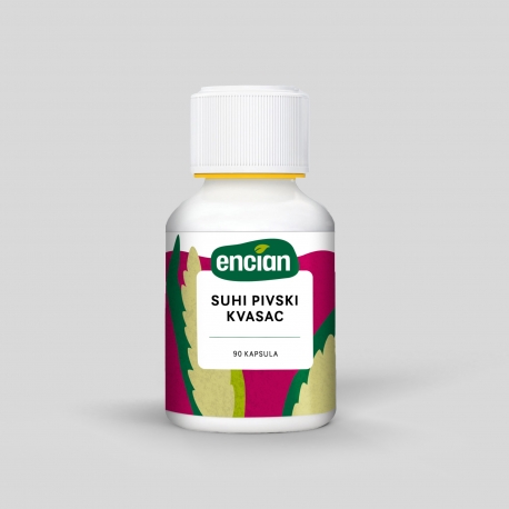 Encian Suhi pivski kvasac kapsule 90 kom