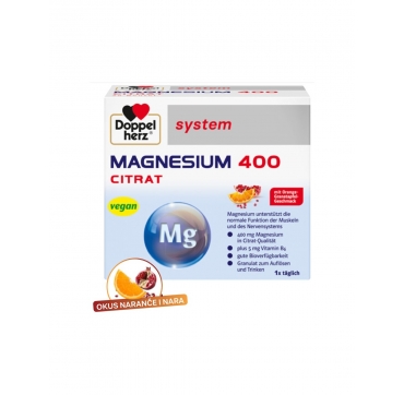 Doppelherz System Magnezij 400 citrat vrećice 20 kom