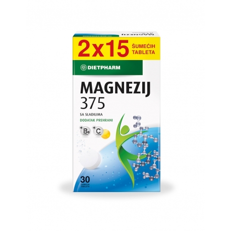Dietpharm Magnezij 375 šumeće tablete 30 kom