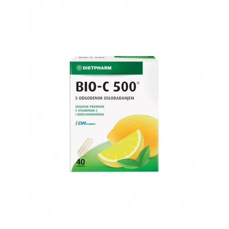 Dietpharm Bio C 500 kapsule s odgođenim oslobađanjem 40 kom
