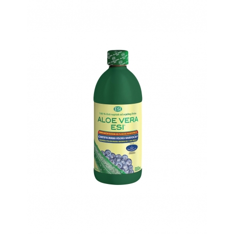 Esi Aloe vera sok od lista prave aloje, obogaćen medom i sokom od plodova borovnice 1L