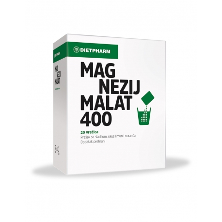 Dietpharm Magnezij Malat 400 prašak 20 kom